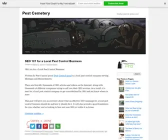 Pestcemetery.com(Pest Cemetery) Screenshot