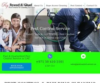 Pestcontrol-Dubai.ae(Pest Control Company Municipality approved) Screenshot