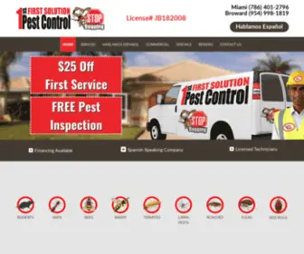 Pestcontrol-Miami.com(Pest Control Miami) Screenshot