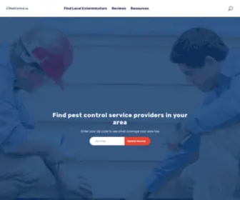 Pestcontrol.us(Pest control company) Screenshot