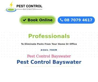 Pestcontrolbayswater.com.au(Pest Control Bayswater) Screenshot