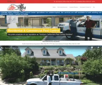 Pestcontrolcenter.com(Pest Control Services Sacramento) Screenshot