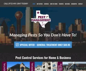 Pestcontroldallastx.com(Pest Control Dallas) Screenshot