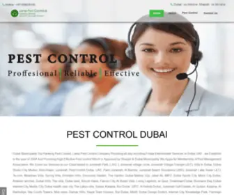 Pestcontrolindubai.com(Exterminator in Dubai) Screenshot