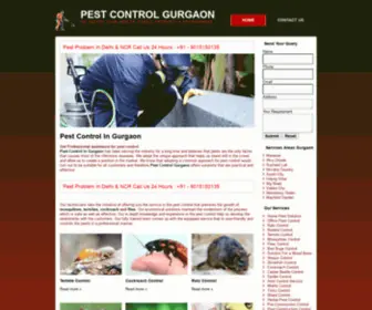 Pestcontrolingurgaon.co.in(Pest Control In Gurgaon) Screenshot