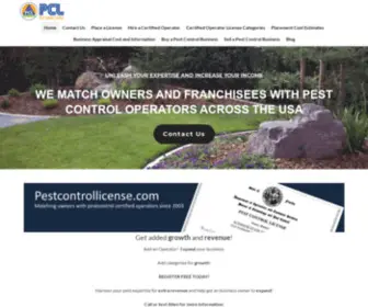 Pestcontrollicense.com(Pest control Certified operator) Screenshot