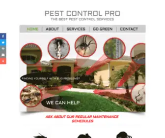 Pestcontrolpro.info(Pest Control) Screenshot