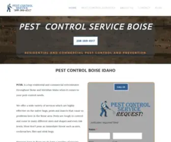 Pestcontrolserviceboise.com(Boise Pest Control Services) Screenshot
