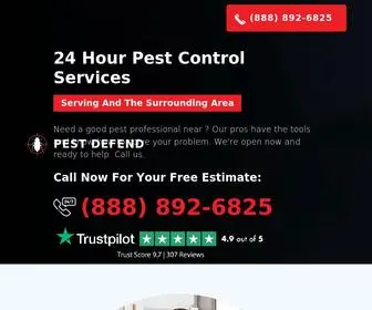 Pestdefend.com(Pest Defend) Screenshot