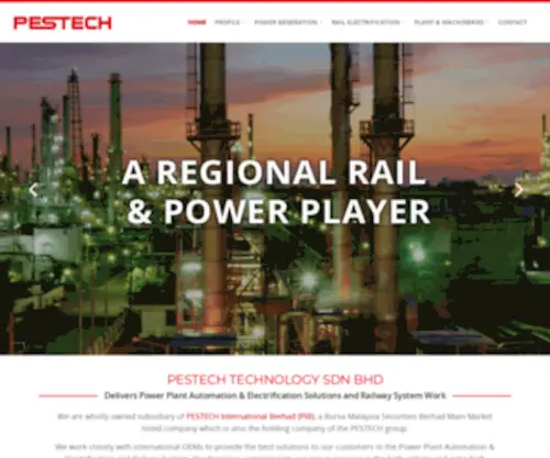Pestech-Technology.com(Pestech Technology) Screenshot