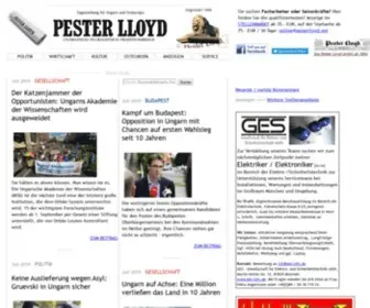 Pesterlloyd.net(Nachrichten) Screenshot