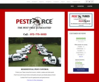 Pestforcepestcontrol.com(Pest Force Pest Control) Screenshot