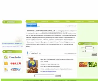 Pesticidechina.com(China Pymetrozine) Screenshot