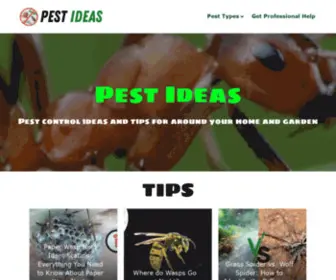 Pestideas.com(Pest Ideas) Screenshot