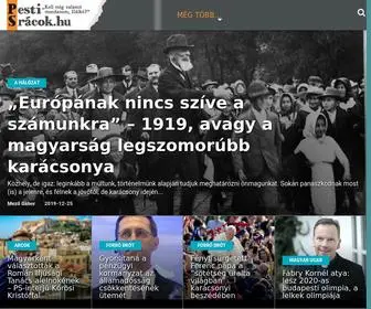 Pestisracok.hu(PestiSrácok) Screenshot