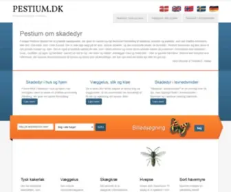 Pestium.dk(Index) Screenshot