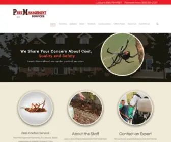 Pestmantexas.com(Pest Management Services of Lubbock) Screenshot