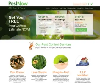 Pestnow.com(PestNow Your Pest & Termite Control Service in Virginia) Screenshot