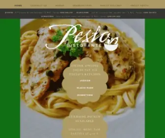 Pesto-Ristorante.com(Pesto Ristorante) Screenshot