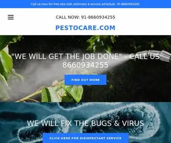 Pestocare.com(PESTOCARE) Screenshot