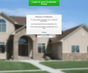 Pestportals.com(Customer Portal) Screenshot