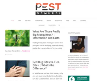 Pestsamurai.com(Pest Samurai) Screenshot