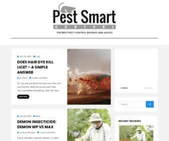 Pestsmartcontrol.com(The Best Pest Control Reviews and Advice) Screenshot