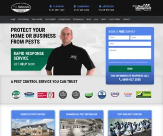 Pestsolutions.co.uk(Pest Control Glasgow) Screenshot