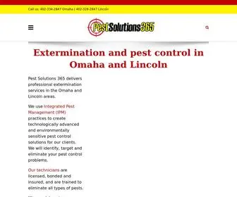 Pestsolutions365.com(Pest control in Omaha and Lincoln) Screenshot