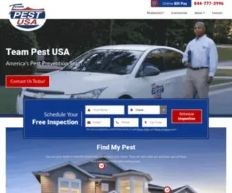 Pestusa.com(America's Pest Prevention Team) Screenshot