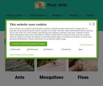 Pestwiki.com(Pest Wiki) Screenshot