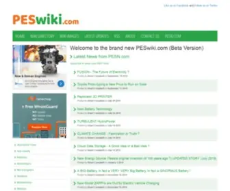 Peswiki.com(Main Page) Screenshot