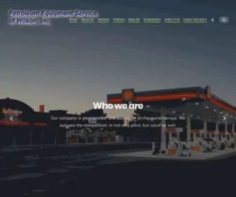 Peswilson.com(Petroleum Equipment Service of Wilson) Screenshot