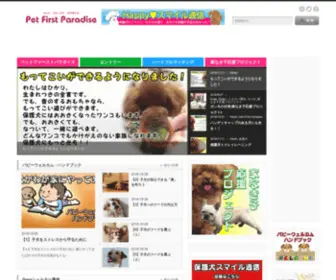 Pet-First.info(保護犬) Screenshot