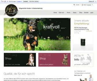 Pet-Fit.net(PETfit Tiernahrung) Screenshot