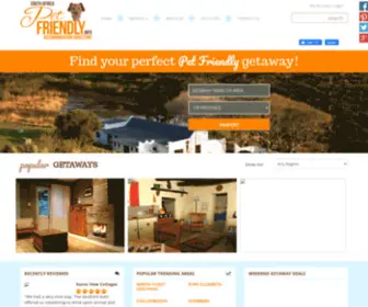 Pet-Friendly.co.za(Pet Friendly Weekend Getaways) Screenshot