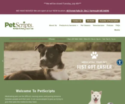 Pet-Scripts.com(PetScripts Pharmacy) Screenshot