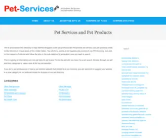 Pet-Services.org(Pet Products) Screenshot