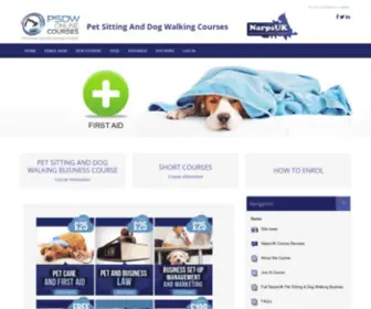 Pet-Sitting-AND-Dog-Walking-Courses.co.uk(Pet sitting and dog walking courses) Screenshot