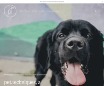Pet-Techniques.com(Pet.techniques dog training) Screenshot
