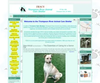 Pet-Tracs.com(TRACS Thompson Falls) Screenshot