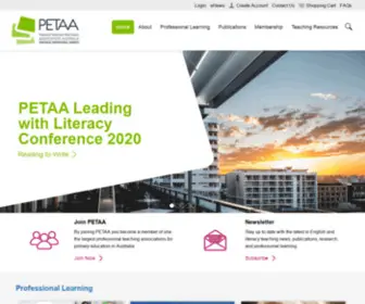 Petaa.edu.au(Home) Screenshot