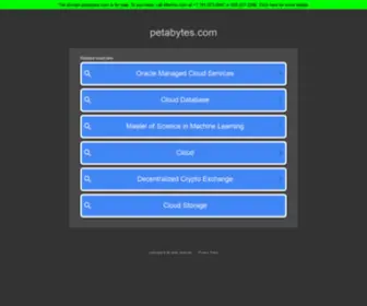 Petabytes.com(Petabytes) Screenshot