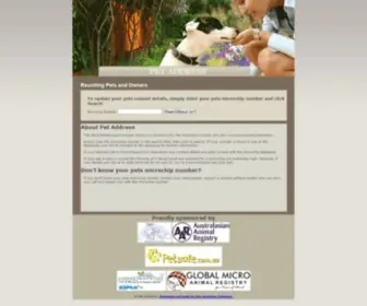 Petaddress.com.au(Pet Address) Screenshot