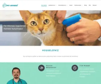 Petaddress.com.tr(Pet Address Veteriner Klini) Screenshot