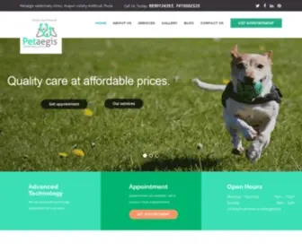 Petaegis.in(Petaegis veterinary clinic) Screenshot