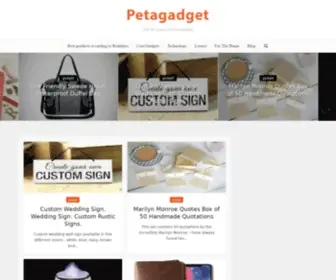 Petagadget.com(Discover Cool Gadgets That You Can Actually Afford To Buy) Screenshot