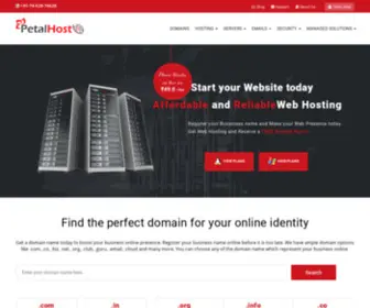 Petalhost.com(Web hosting India) Screenshot