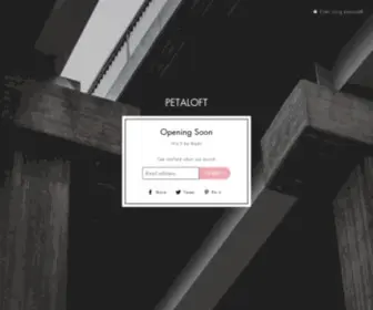 Petaloft.com(Petaloft) Screenshot