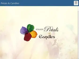 Petalsandcandles.com(上越市飯) Screenshot